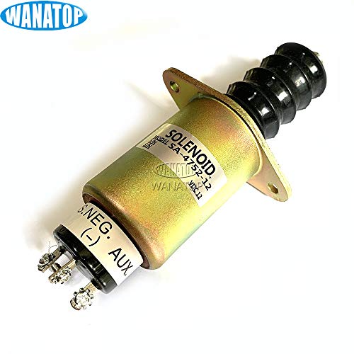 Solenoide de combustible diésel SA-4752-12/2003-12S7U1B2A de 12 V con 3 terminales