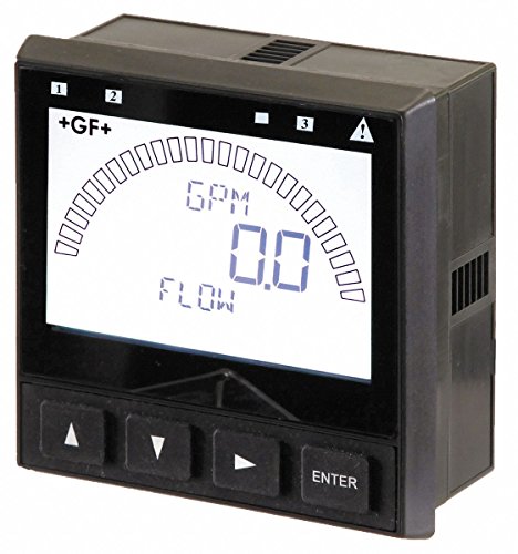 GF Signet 3-9900-1P Transmisor 9900, montaje en panel, multiparámetro, 1 entrada, alimentación de CC, 1 4 mA-20 mA y 1 salidas OC, 10"