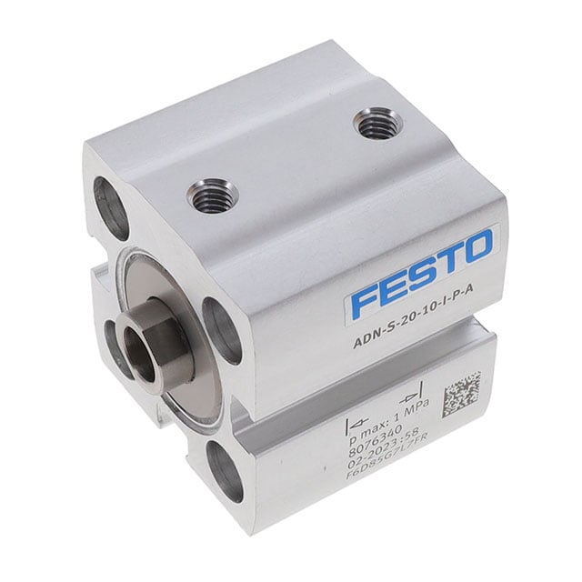 Festo Corporation ADN-S-20-10-I-P-A AND-S Actuador lineal Cilindro compacto