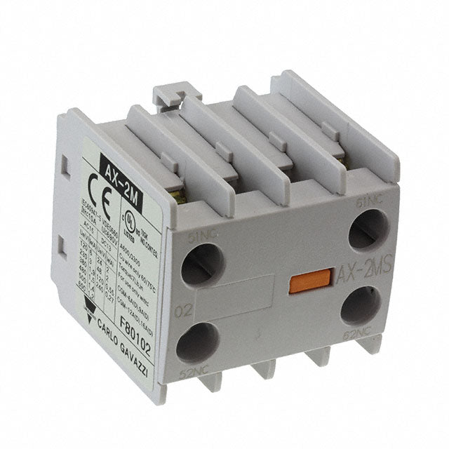Carlo Gavazzi Inc. AX-2MS-02 CGMS Bloque de contacto auxiliar Contactores CGMS