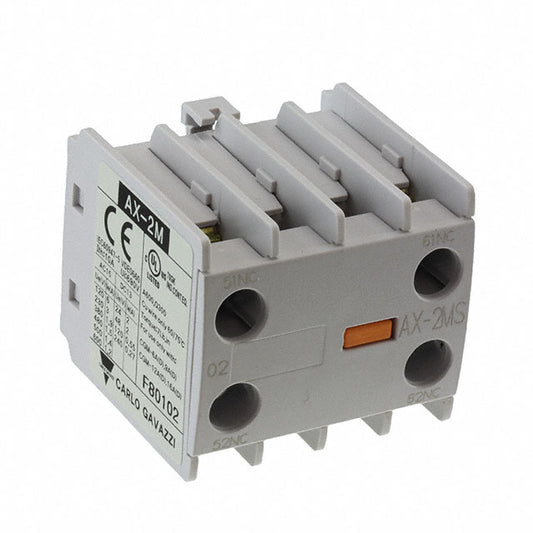 Carlo Gavazzi Inc. AX-2MS-02 CGMS Bloque de contacto auxiliar Contactores CGMS