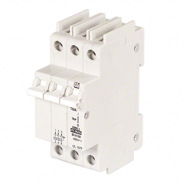 American Electrical Inc. C10A3P - Riel DIN Magnético, (retardo hidráulico) 10A