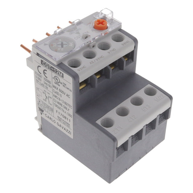 Carlo Gavazzi Inc. CGT-12M-4.0 CGT Relé de sobrecarga térmica Contactores CGMS