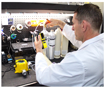 Servicio de Calibración de detectores multigás Forensics Detectors
