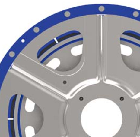 Airflex 142098JB Accesorio de embrague-freno - Conjunto de elemento restrictor Serie 12CB350 - 13300 in lb de torque a 75 psi Tipo embrague-freno CB