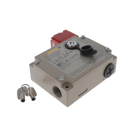 Omron Automation and Safety D4BL-1CRA D4BL Liberación de solenoide DPST-NO/NC (Normalmente abierto/cerrado) + SPST-NC (Normalmente cerrado)