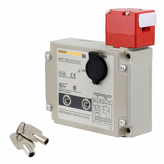 Omron Automation and Safety D4BL-4DRA-A D4BL Liberación de solenoide DPST-NC (Normalmente cerrado) (DB) + SPST-NC (Normalmente cerrado) (DB)