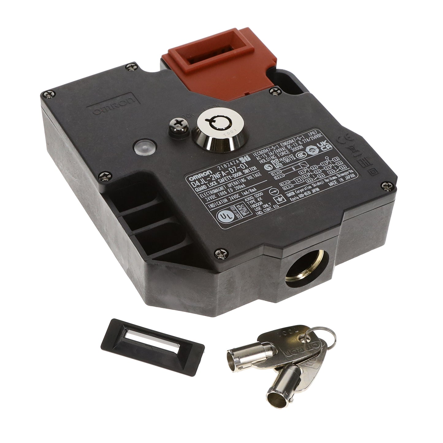 Omron Automation and Safety D4JL-2NFA-D7-01 D4JL Liberación de solenoide 3PST-2NC (Normalmente cerrado)/1NO (Normalmente abierto) x 2