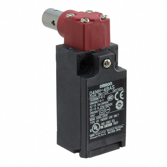 Omron Automation and Safety D4NH-4BAS D4NH Bisagra DPST-NC (Normalmente cerrado)