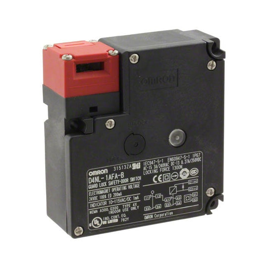 Omron Automation and Safety D4NL-1AFA-B D4NL Liberación de solenoide DPST-NO/NC (Normalmente abierto/cerrado) (DB/DM) x 2