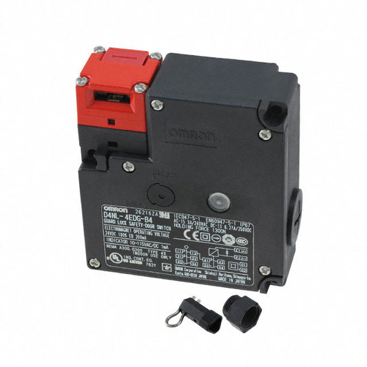 Omron Automation and Safety D4NL-4EDG-B4-NPT D4NL Bloqueo de solenoide 3PST-2NC/1NO (2 Normalmente cerrado, 1 normalmente abierto) + DPST-NO/NC ((Normalmente cerrado/abierto)