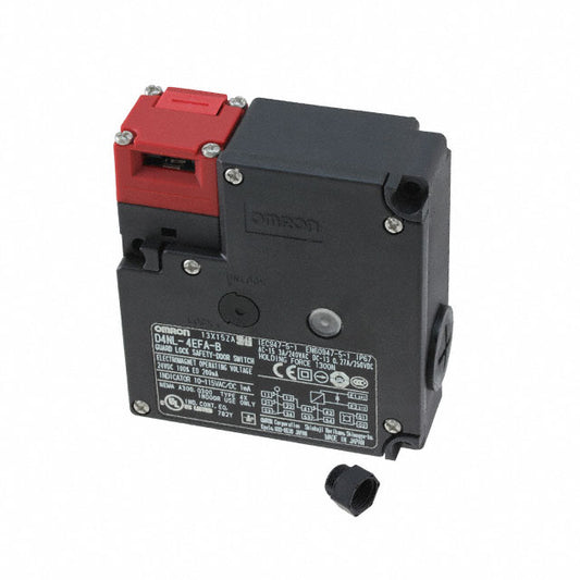 Omron Automation and Safety D4NL-4EFA-B-NPT D4NL Liberación de solenoide 3PST-2NC/1NO (2 Normalmente cerrado, 1 normalmente abierto) + DPST-NO/NC ((Normalmente cerrado/abierto)