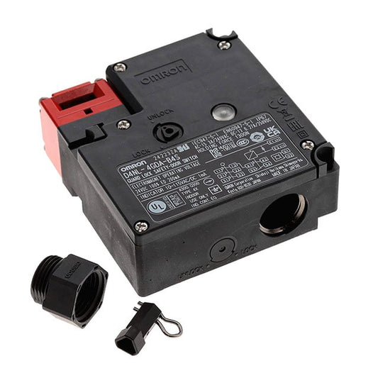 Omron Automation and Safety D4NL-4GDA-B4S-NPT D4NL Liberación de solenoide 3PST-NC (Normalmente cerrado) + DPST-NO/NC (Normalmente abierto/cerrado)