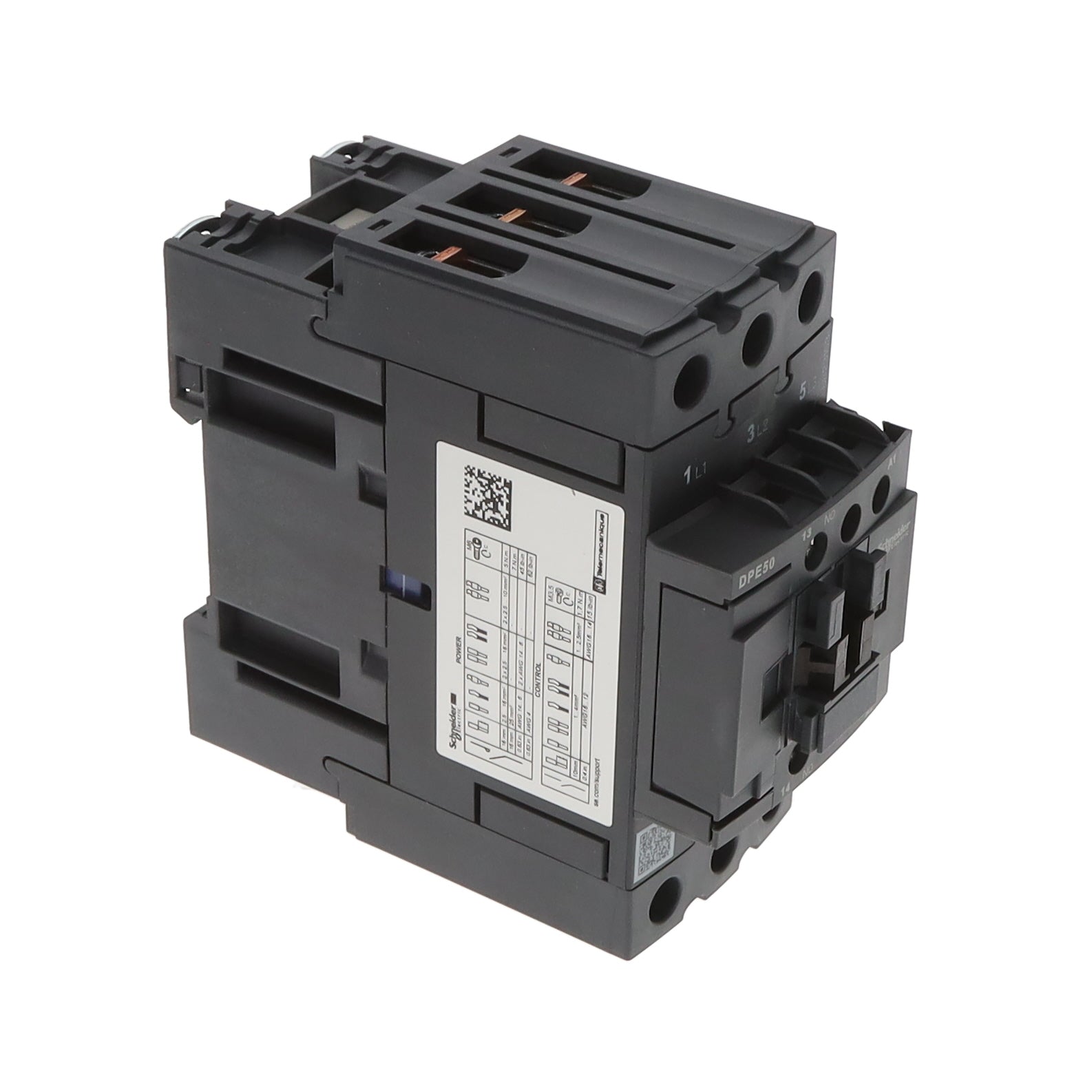 Schneider Electric DPE50B7 Easy TeSys Montaje de chasis, Riel DIN 24VCA
