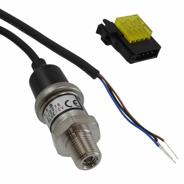 Panasonic Industrial Automation Sales DPH-L113 DPH-L100 Automatización industrial Manómetro ventilado Voltaje analógico Macho - 1/4" (6.35mm) BSPT