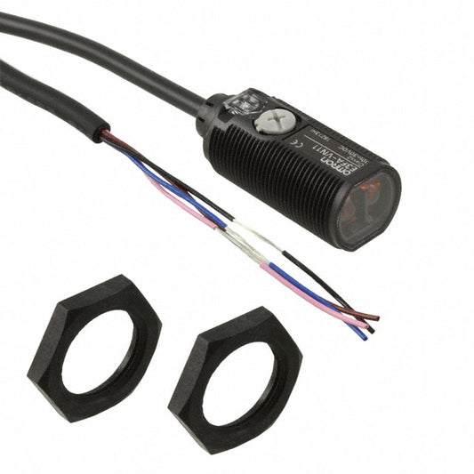 Omron Automation and Safety E3FA-VN11 2M E3FA Reflectivo 0.328" ~ 1.969" (10mm ~ 50mm) Ajuste 500µs IP67, IP69K, IEC