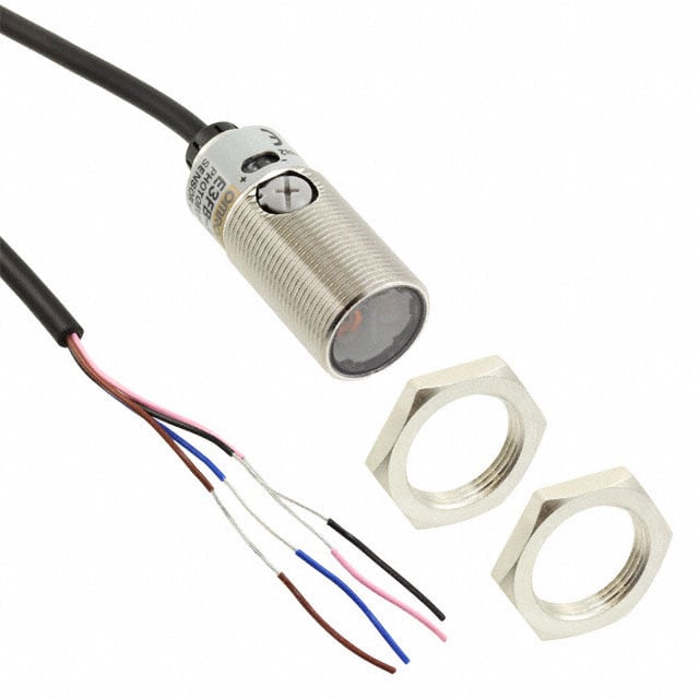 Omron Automation and Safety E3FB-DN12 2M E3FB Reflectivo, difuso 11.811" (300mm) 500µs IP67, IP69K, IEC
