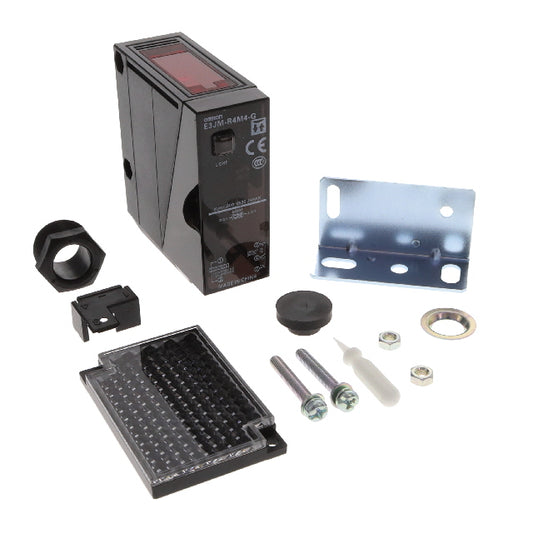 Omron Automation and Safety E3JM-R4M4-G E3JM Retroreflectivo 157.480" (4m) 30ms IP66, IEC