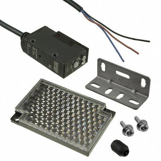 Omron Automation and Safety E3S-AR81 E3S Retroreflectivo 78.740" (2m) 500µs IP67, IEC, NEMA 4X