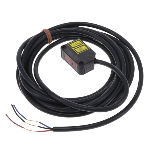 Omron Automation and Safety E3Z-LL83 2M E3Z Reflectivo, supresión de fondo 0.984" ~ 11.811" (25mm ~ 300mm) Ajuste 500µs IP67, IEC