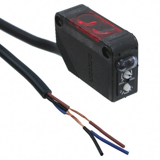 Omron Automation and Safety E3Z-D81 E3Z Reflectivo, difuso 0.197" ~ 3.937" (5mm ~ 100mm) Ajuste 1ms IP67, IEC