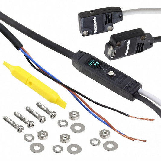 Panasonic Industrial Automation Sales EX-17E EX-10 Haz pasante 19.7" (50cm) 1.6' 500µs IP67