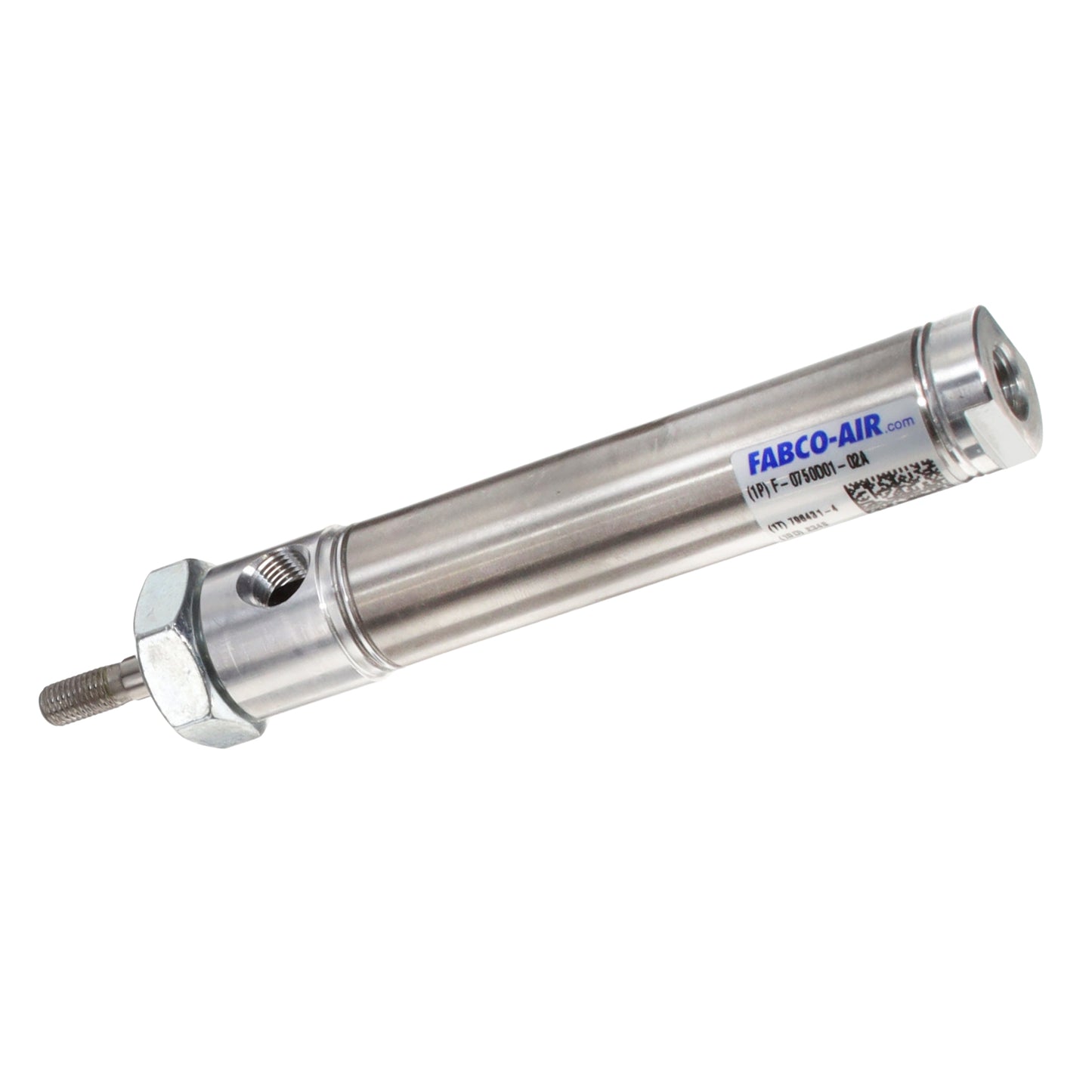 Fabco-Air Inc. F-0750D01-02A F Actuador lineal Cilindro redondo