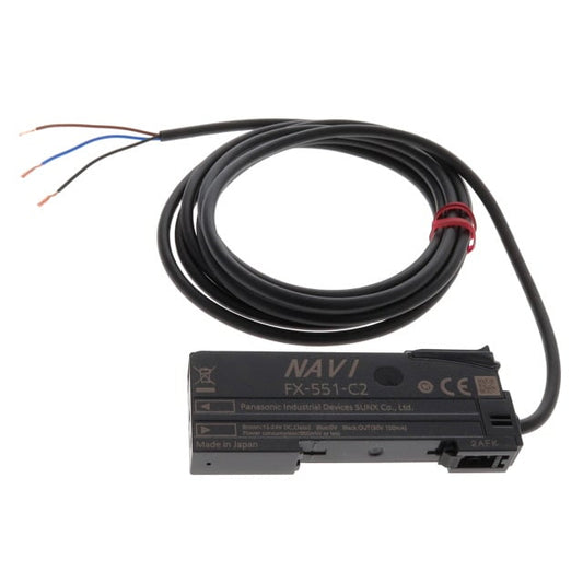 Panasonic Industrial Automation Sales FX-551-C2 FX-551 Amplificador de fibra 12V ~ 24V NPN - Colector abierto