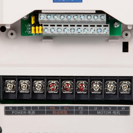 Mollom VFD 220V 4KW 5HP 16A Entrada Monofásica o Trifásica a Salida Trifásica 0-3000Hz Variador de Frecuencia Inversor para Control de Velocidad del Motor del Husillo CNC G75-2T-4G-B
