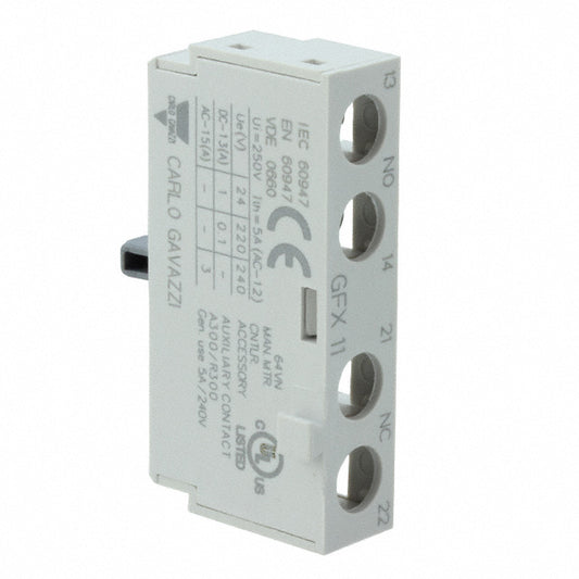 Carlo Gavazzi Inc. GFX11 GFX Bloque de contacto auxiliar Serie GMS