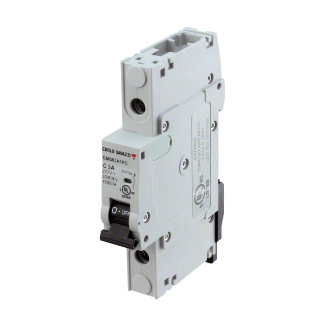 Carlo Gavazzi Inc. GMB63H1PC4 GMB63 Riel DIN Termomagnético 4A