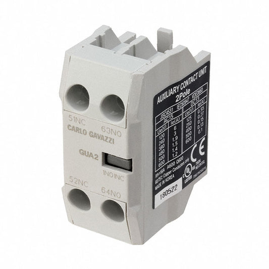 Carlo Gavazzi Inc. GUA2-11 CC Bloque de contacto auxiliar Contactores CC