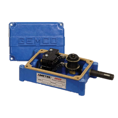 GEMCO AMETEK 2000100B - Interruptor de límite rotativo, NEMA 12, uso general, Fibralloy, relación 1000:1, 4 circuitos, SPDT, 4 levas, engranaje helicoidal