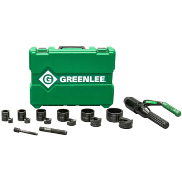 Greenlee 7806SB - Kit hidráulico de extracción rápida de 8 toneladas con extractor de proyectiles (0,5 a 2")