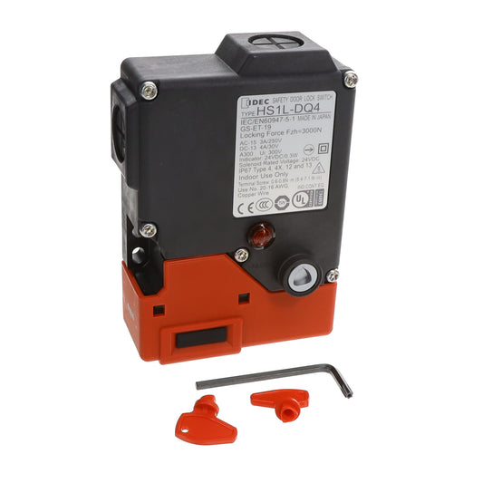 IDEC HS1L-DQ44KMSRP-R HS1L Liberación de solenoide 3PST-2NC (Normalmente cerrado)/1NO (Normalmente abierto) x 2