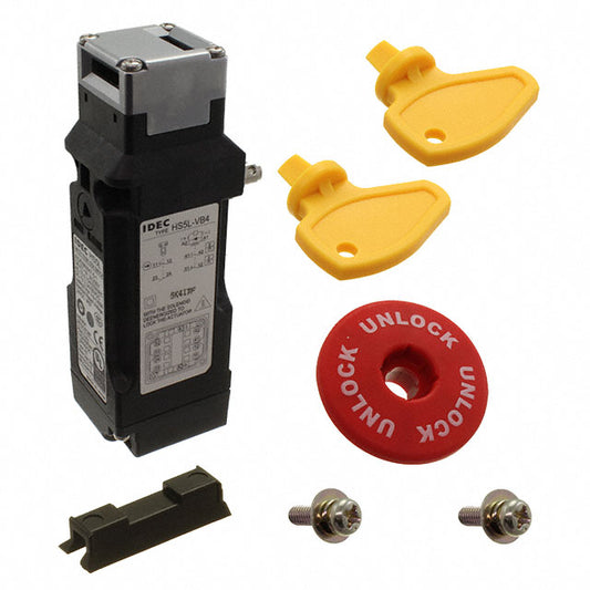 IDEC HS5L-VB44LM-G HS5L Liberación de solenoide DPST-NO/NC (Normalmente abierto/cerrado) + DPST-NC (Normalmente cerrado)
