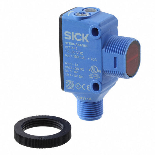 SICK, Inc. 1071756 H18 Sure Sense - 0.394" ~ 9.843" (10mm ~ 250mm) 500µs IP67, IP69K