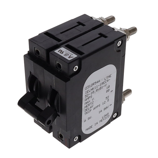 Sensata-Airpax IELHK11-1REC4-52-10.0-01-V IEL Montaje en panel Magnético, (retardo hidráulico) 10A