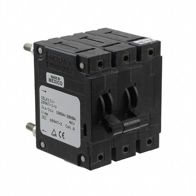 Sensata-Airpax IELK111-28967-1-V IEL Montaje en panel Magnético, (retardo hidráulico) 30A