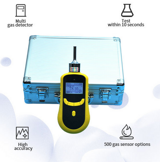 Detector de Fugas de Helio Portátil de Alta Calidad SKZ1050-He, Analizador de Pureza de Gas, Unidad de Alarma de Concentración