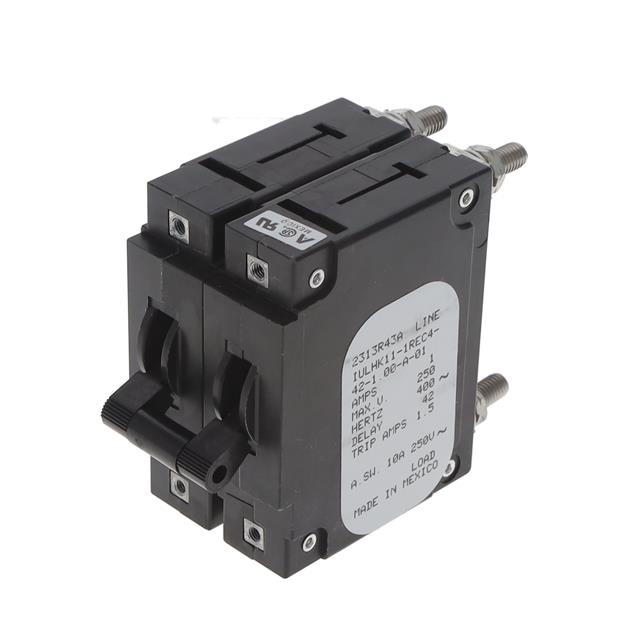 Sensata-Airpax IULHK11-1REC4-42-1.00-A-01 IUL Montaje en panel Magnético, (retardo hidráulico) 1A