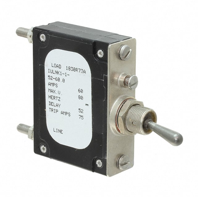 Sensata-Airpax IULNK1-1-62-10.0 IUL Montaje en panel Magnético, (retardo hidráulico) 10A