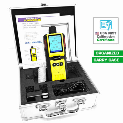 FORENSICS DETECTORS FD-600-CO2-O2-INC Analizador de Incubadora CO2 y O2 | UE Certificado de Calibración