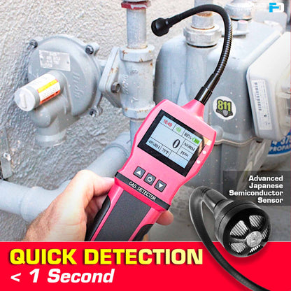 FORENSICS DETECTORS #FD-90E-RED Detector de Fugas de Gas | Combustibles | Rojo