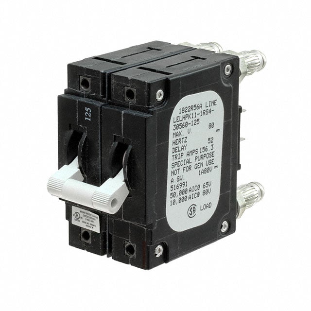 Sensata-Airpax LELHPK11-1RS4-30560-125 LEL Montaje en panel Magnético, (retardo hidráulico) 125A
