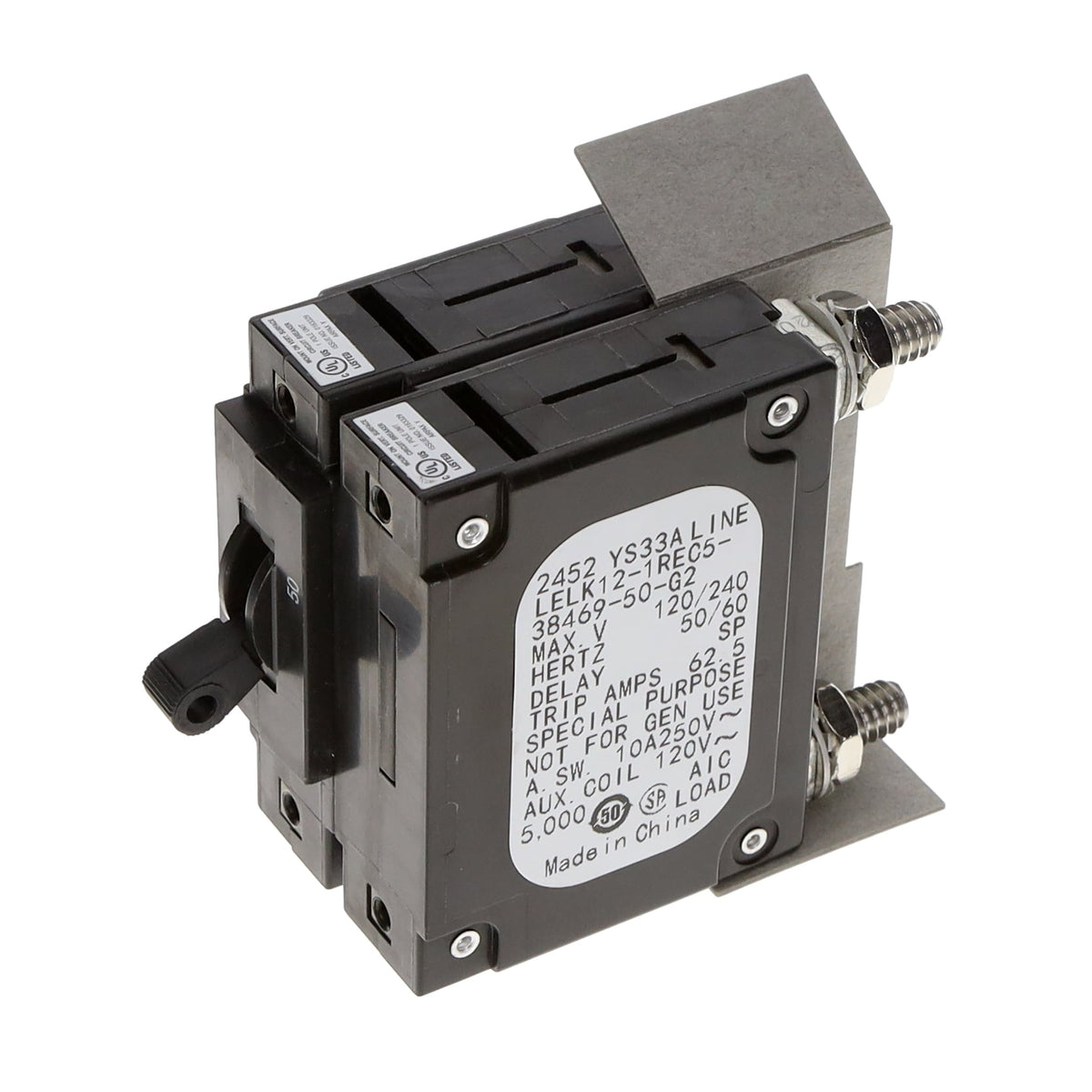 Sensata-Airpax LELK12-1REC5-38469-50-G2 LEL Montaje en panel Magnético, (retardo hidráulico) -