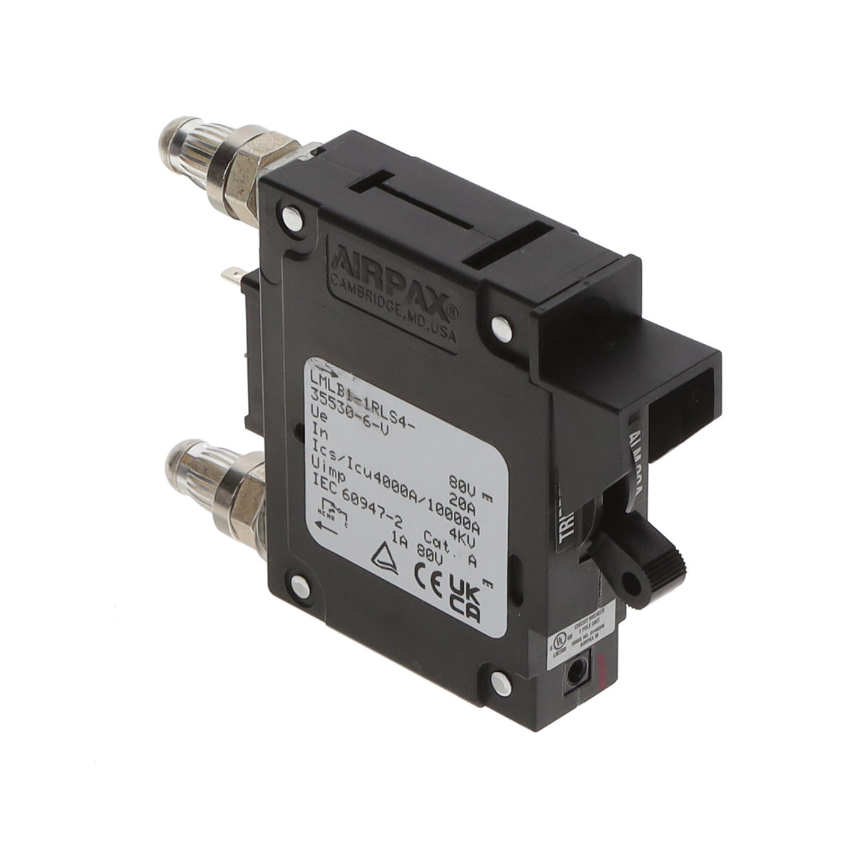 Sensata-Airpax LMLB1-1RLS4-35530-6-V LML Montaje en panel Magnético, (retardo hidráulico) -