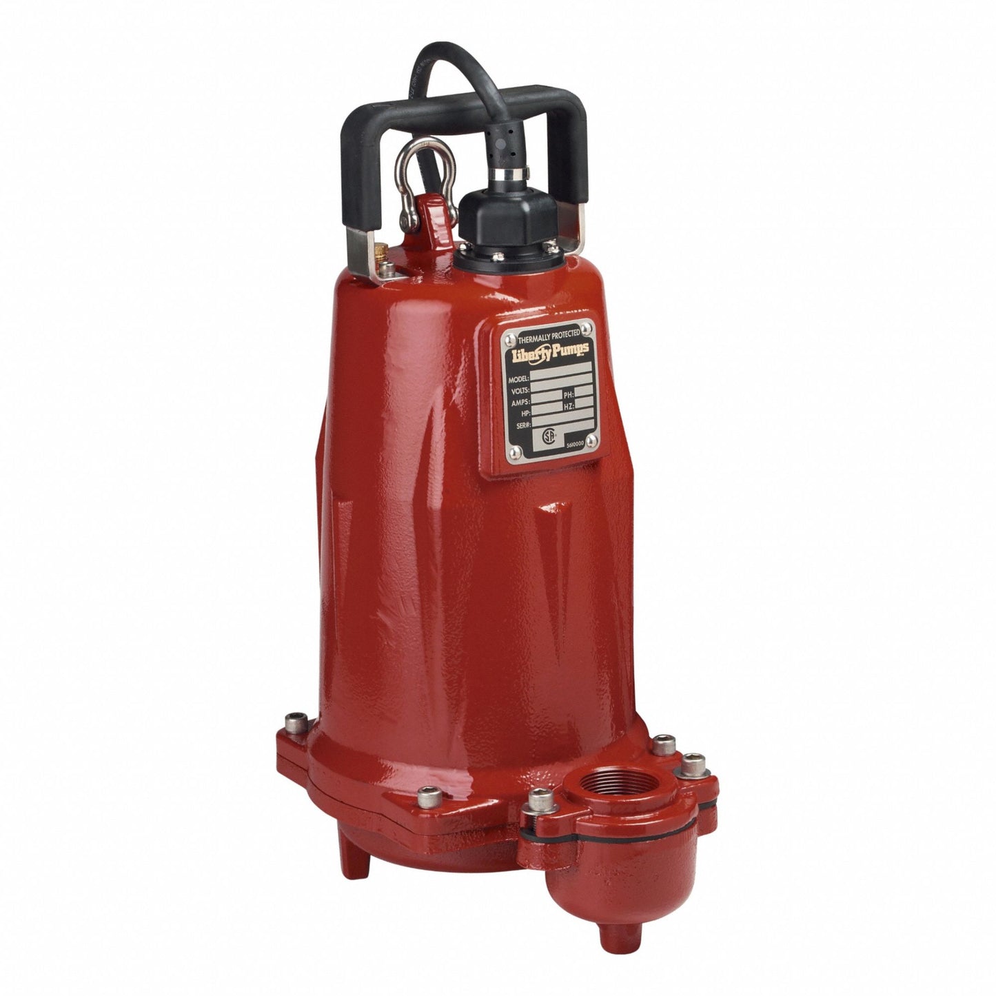 Bomba de efluentes LIBERTY PUMPS: 1 hp, 208 a 230 V CA, trifásica, caudal de 103 gpm a 10 pies de altura, NPT Modelo del fabricante FL103M-2