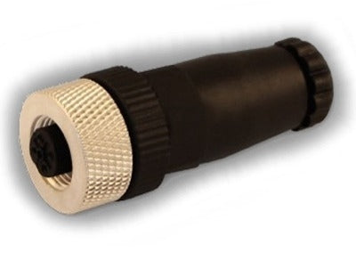 Conector HTP 12FC4000 M12, 4 pines, hembra recto, PG 7