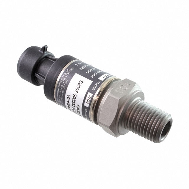 TE Connectivity Measurement Specialties M3234-000005-100PG M3200 Automatización industrial Manómetro ventilado Voltaje analógico Macho - 1/4" (6.35mm) NPT